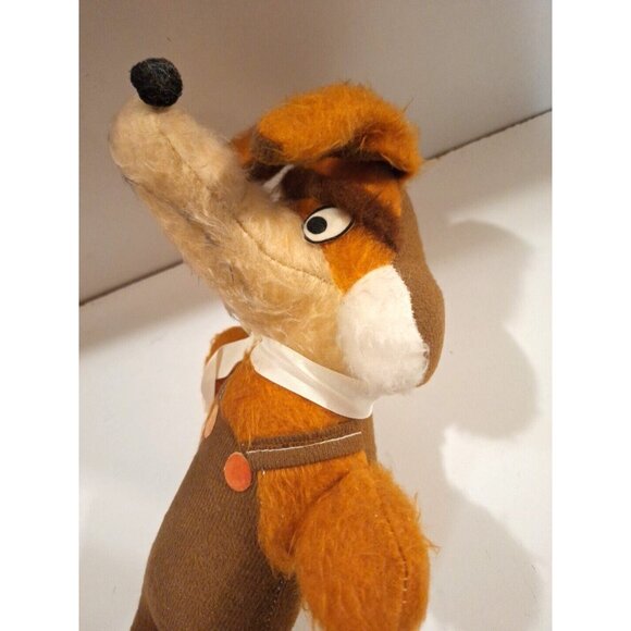 Coyote Plush A I Novelty Co 14" Carnival Fair Prize 1978 Vintage Wile E - Picture 3 of 14